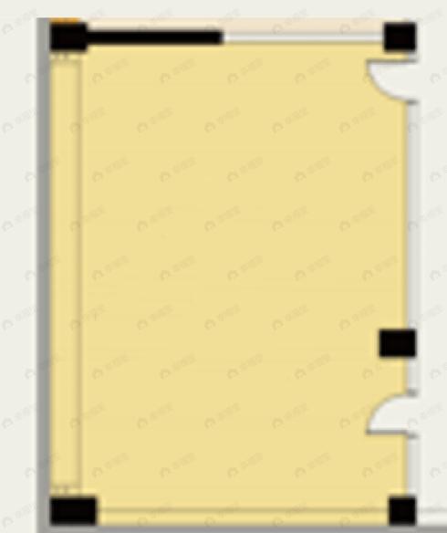 1室1厅建面119m²西|西南|南户型图