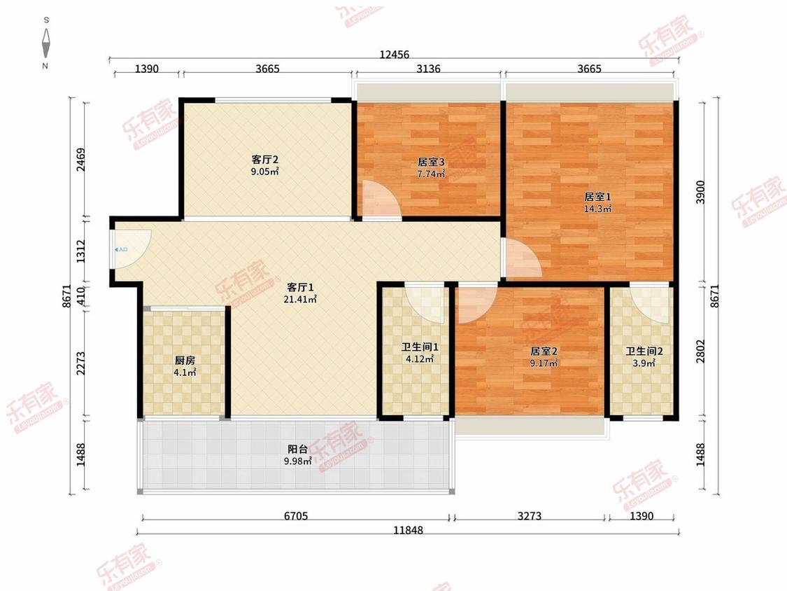 整租·雅逸尚都