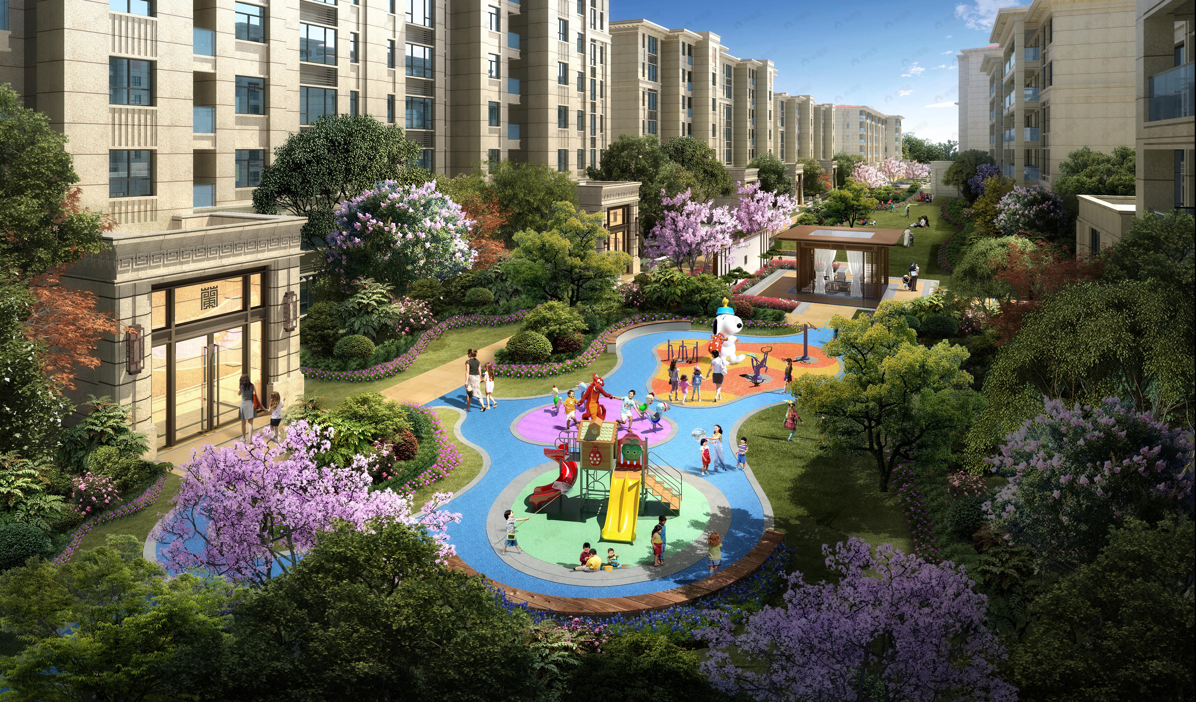 领地溪山蘭台效果图