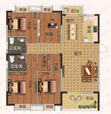 现代•天外天小镇4室2厅2卫户型图