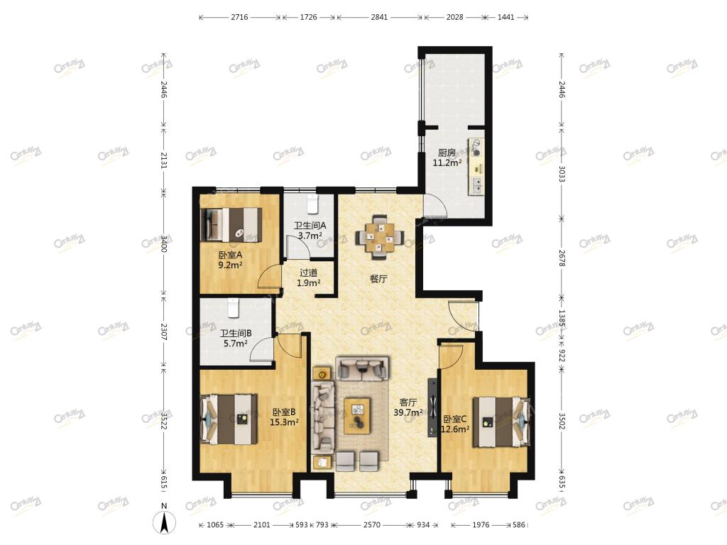 整租·万达华府二期