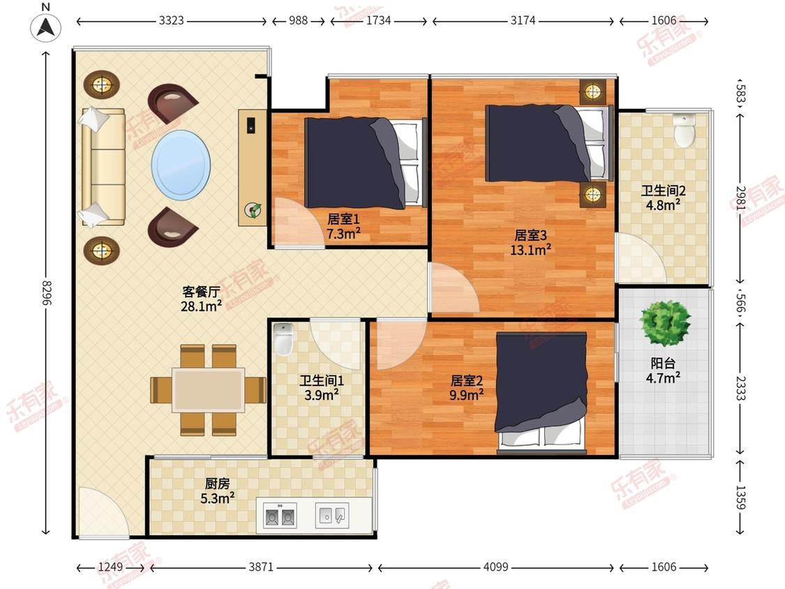 整租·缤纷年华
