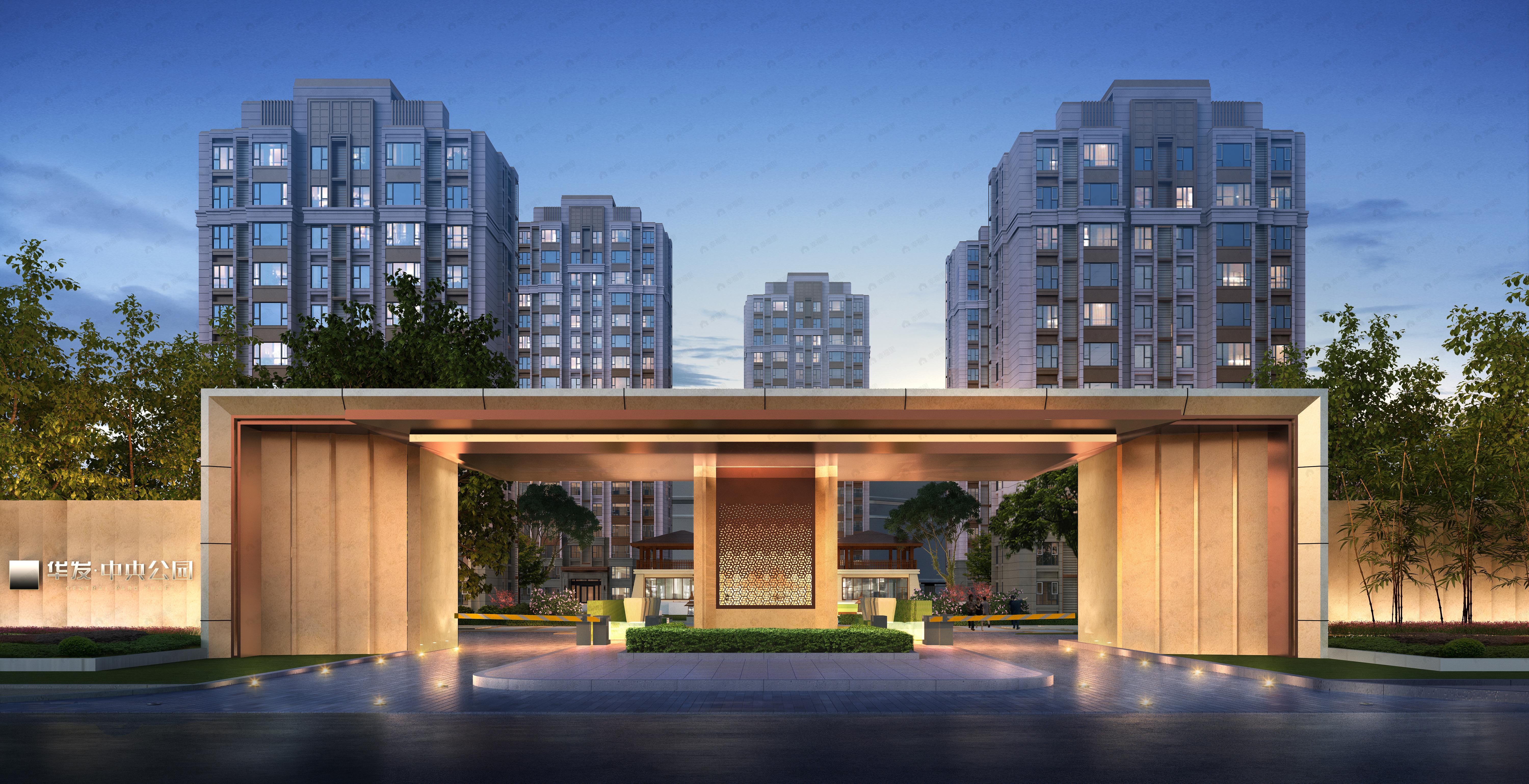 北京华发中央公园效果图