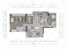 远大海灣雲錦4室2厅3卫户型图