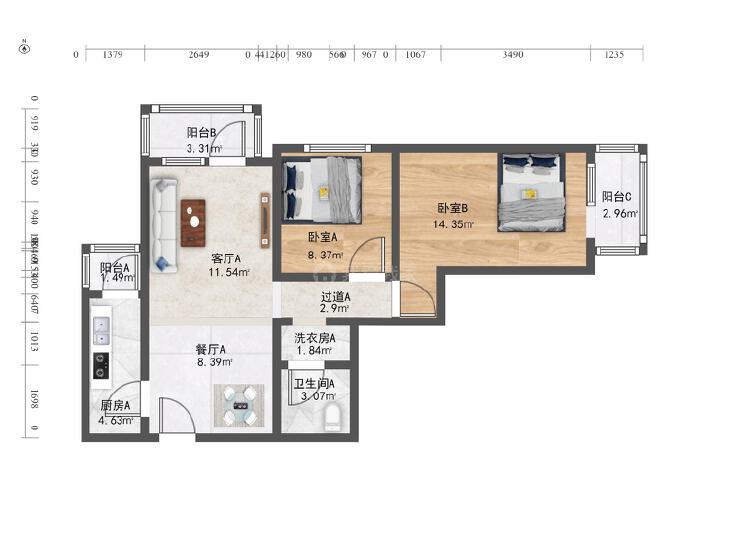 整租·白堆子社区