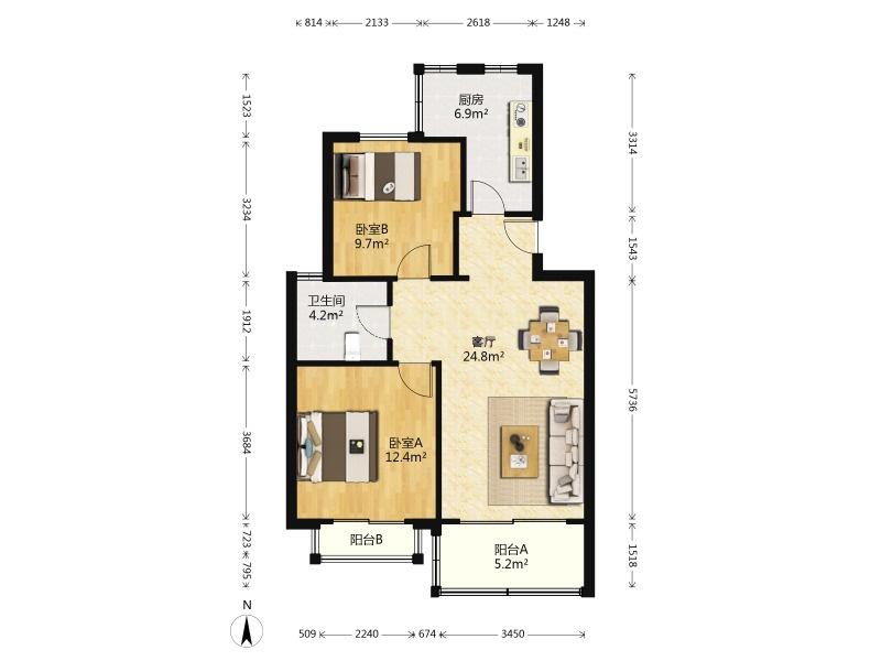 整租·浦江世博家园(八街坊)