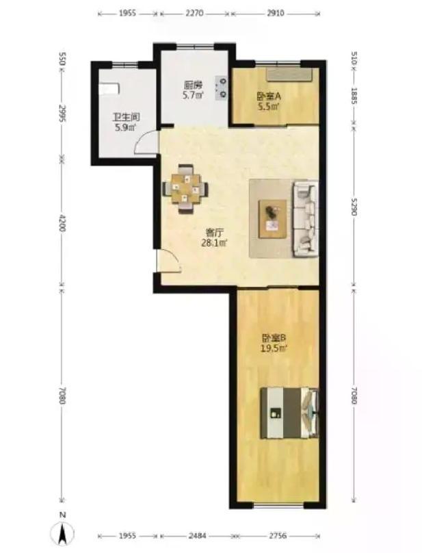 整租·宏锦万花城