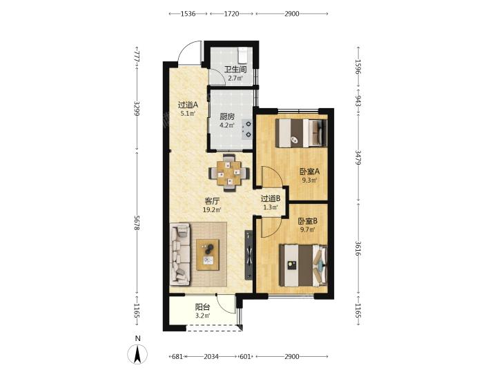 整租·佰和锦园