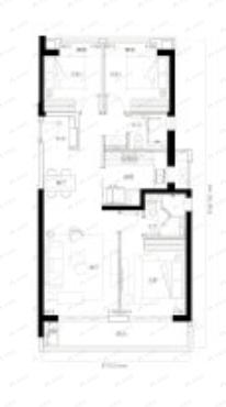 绿城留香园3室2厅2卫户型图