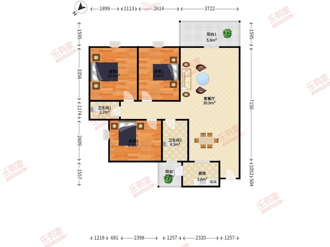 整租·名门壹号