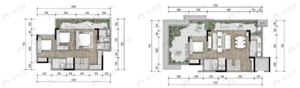 中交金科辰光4室2厅3卫户型图