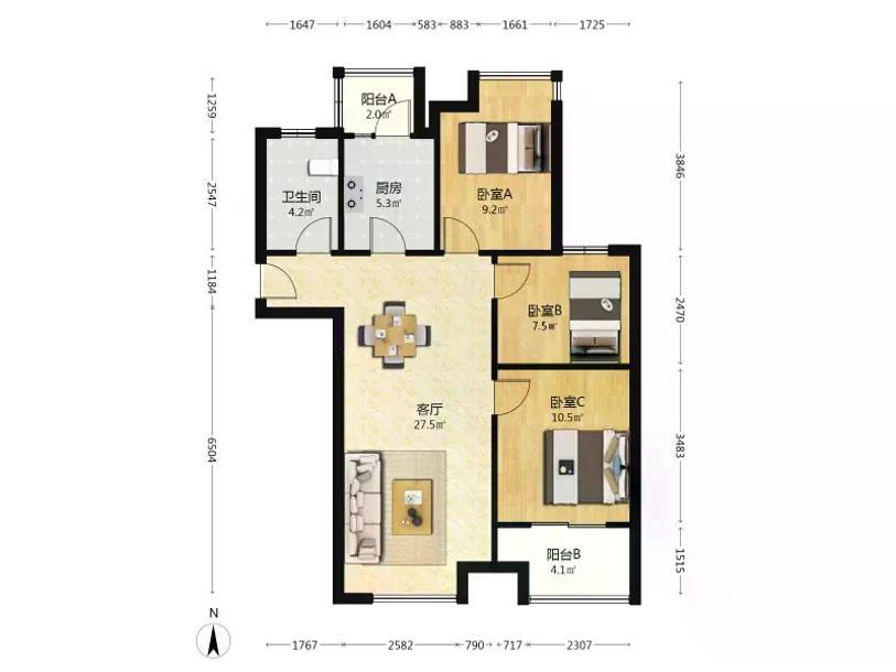整租·中建溪岸澜庭