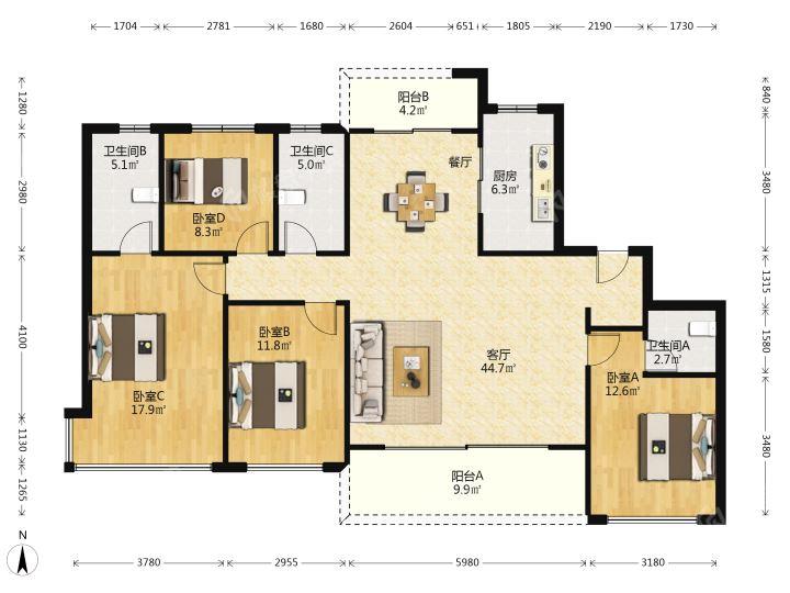 整租·招商雍景湾