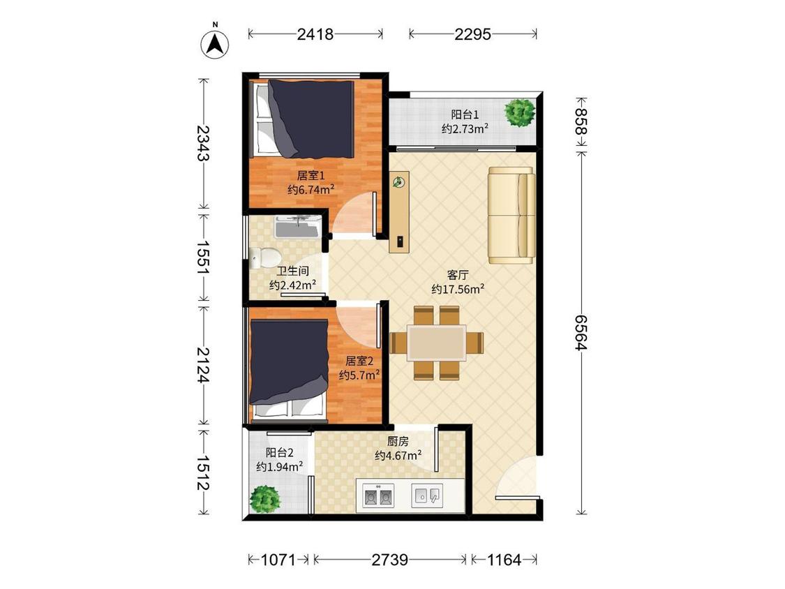 整租·京基水贝时代广场