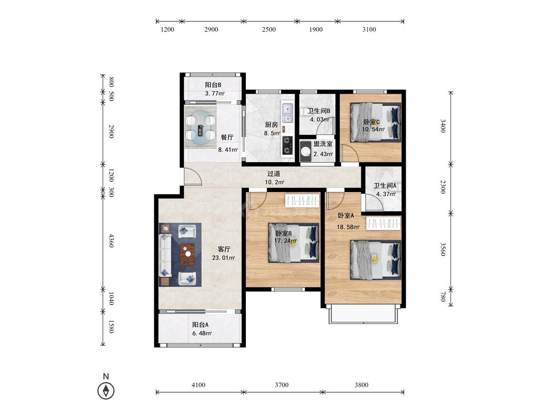 整租·同城印象(东区)