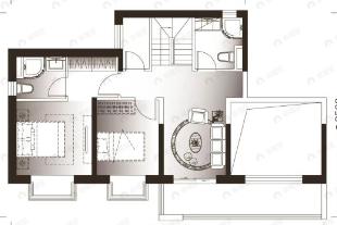 筑友天誉府5室3厅4卫户型图