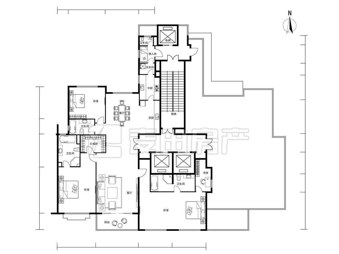 整租·万达大湖公馆
