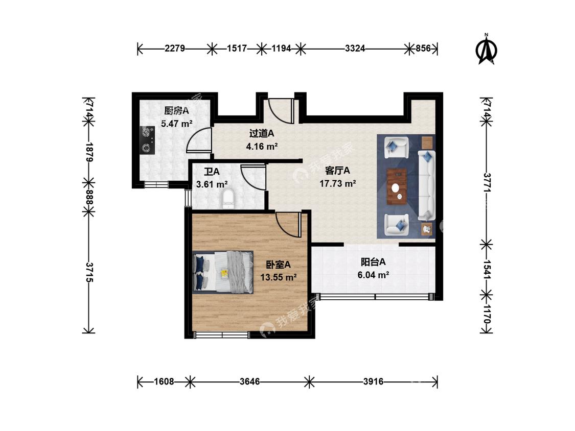 整租·枫树林景苑