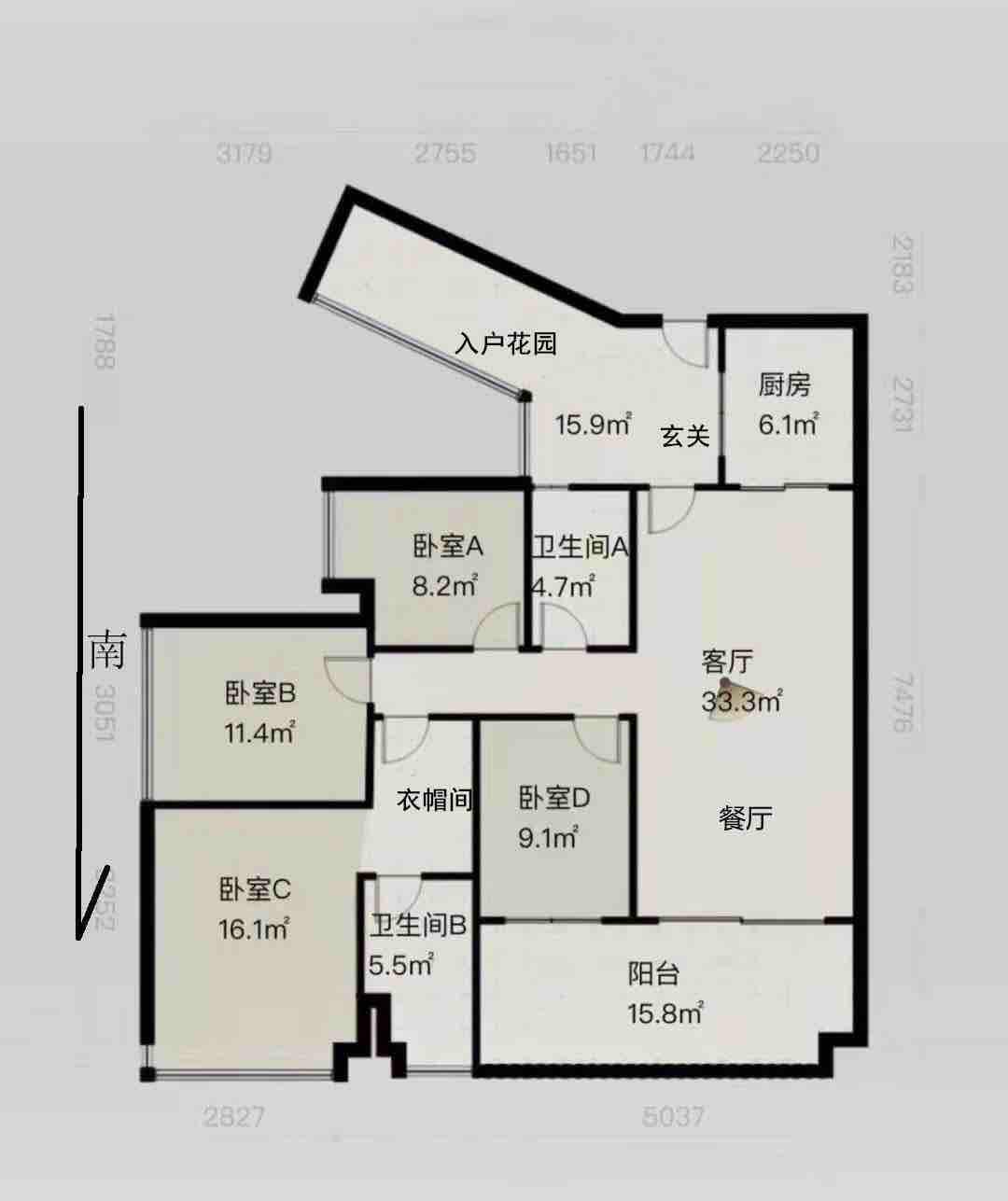 整租·时代山湖海(兼得)