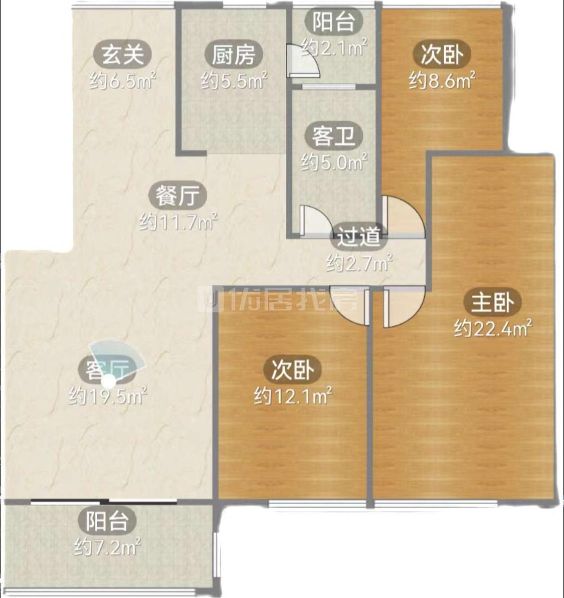 整租·江山景苑B区