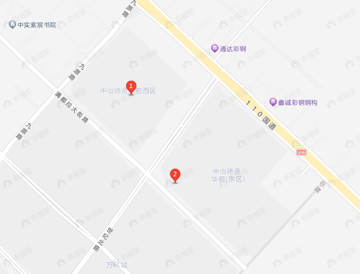 中冶德贤华府效果图