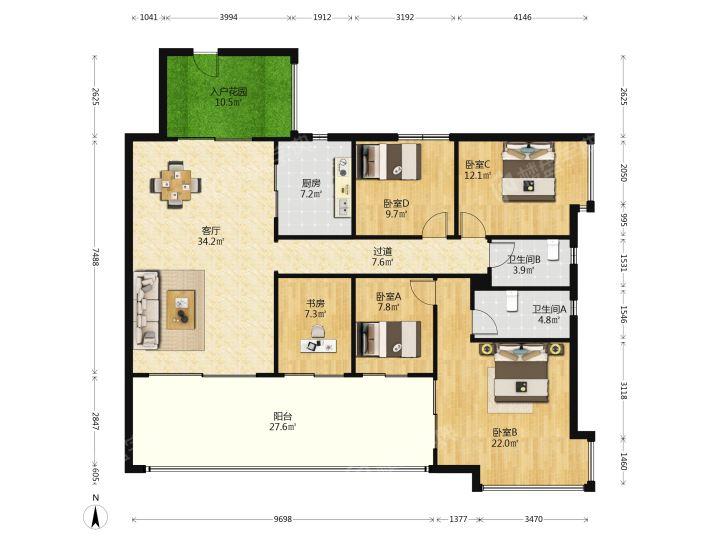 整租·颐和盛世