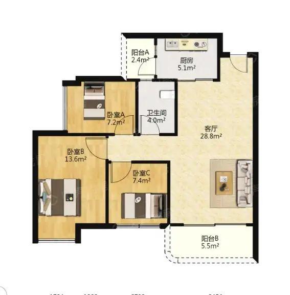 整租·叠溪花园