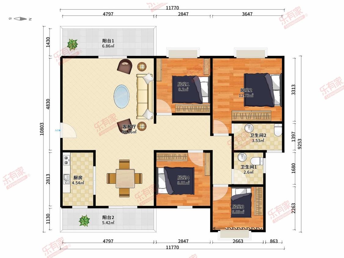 整租·碧桂园(骏景湾天汇)