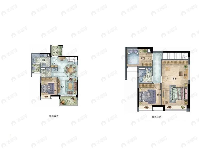 保利半岛4室2厅2卫户型图