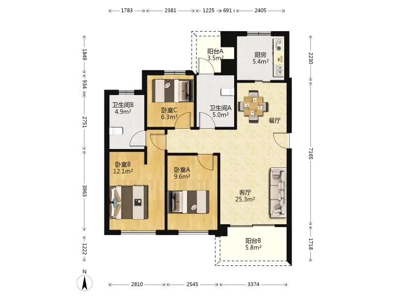 整租·晋合金桥世家