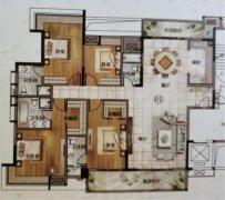 4室2厅4卫建面222平南户型图