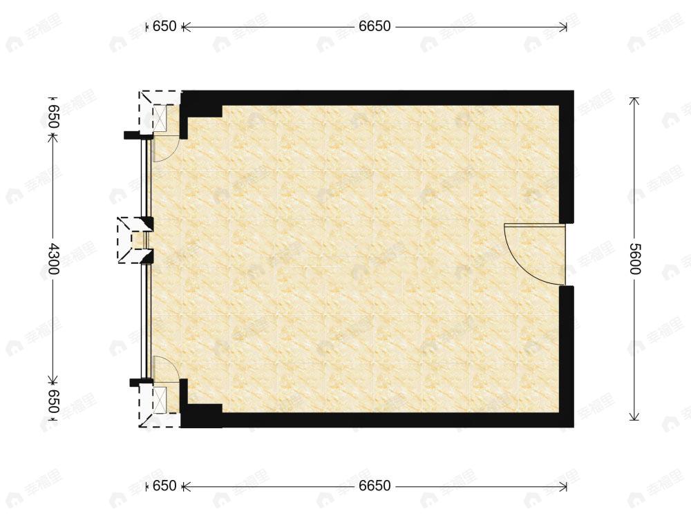 汉阳城二期云顶2室2厅2卫户型图