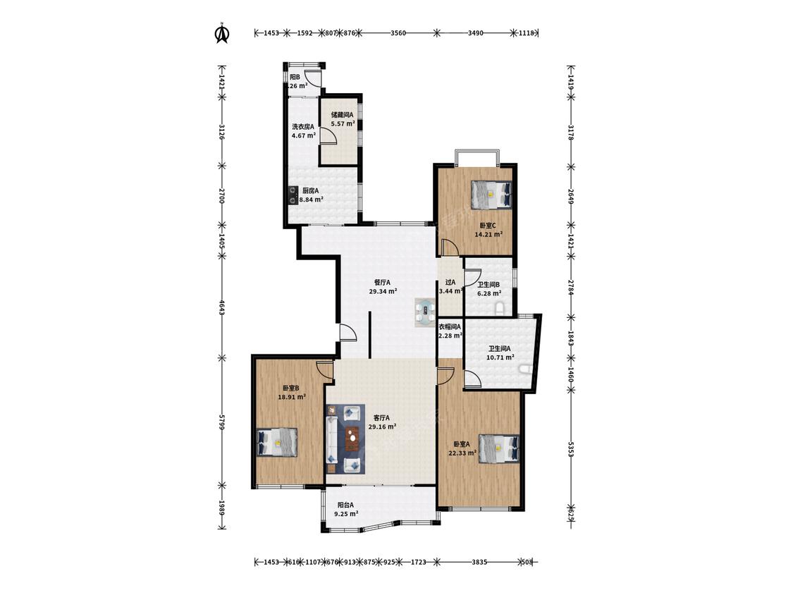 整租·世茂湖滨花园(别墅)