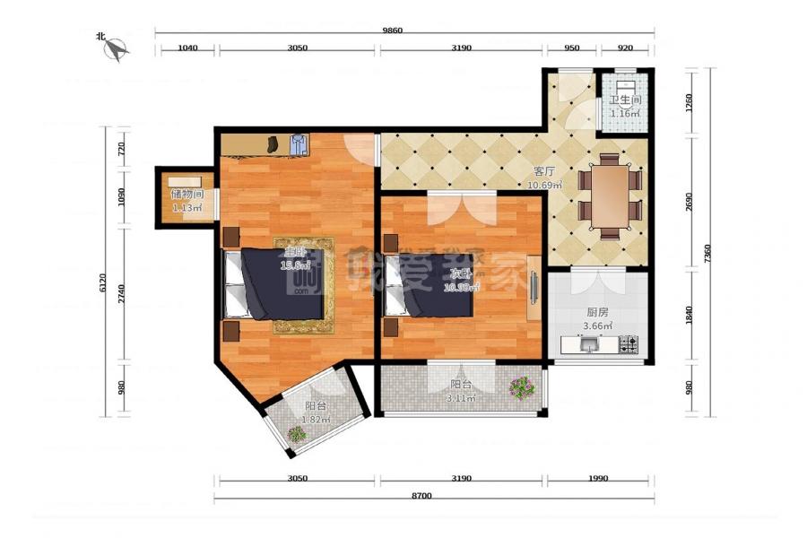 整租·锦江北里