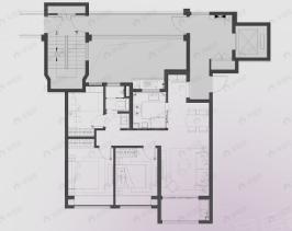 中海观文澜3室2厅1卫户型图