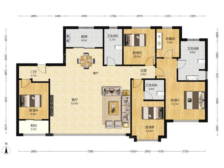 整租·海逸长洲A区