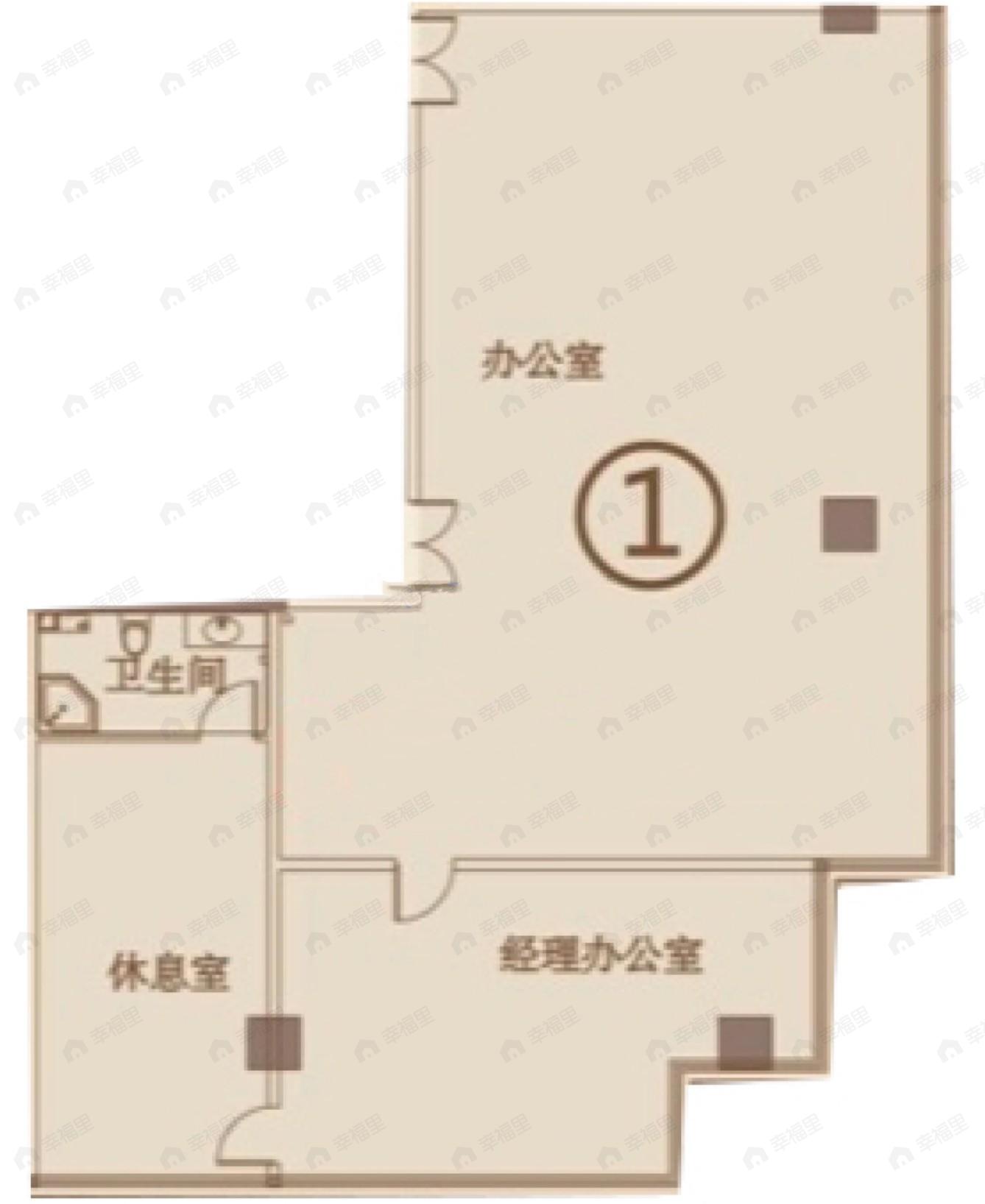 3室1卫建面344平户型图