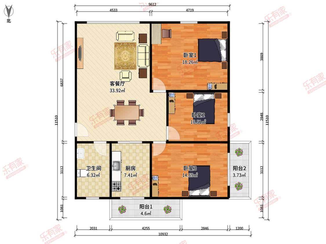 整租·天威花园