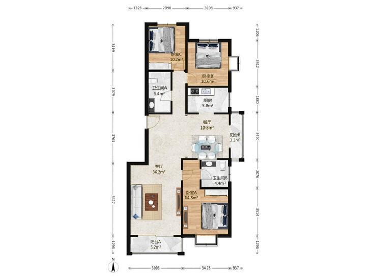 整租·加州水郡(东区)