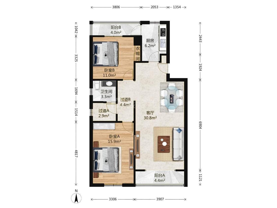 整租·绿谷雅园