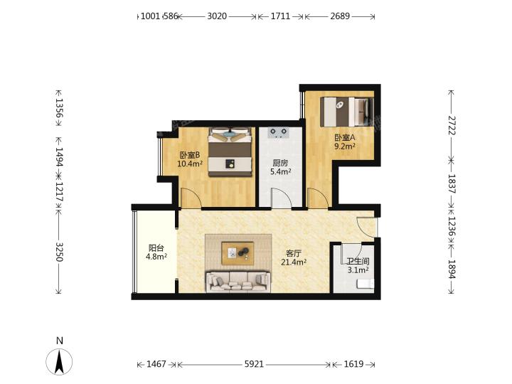 整租·宏府麒麟山