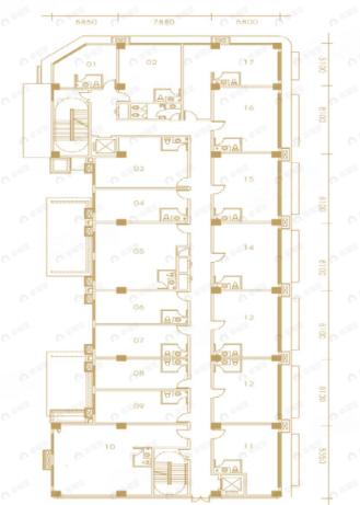 久悦里1室1厅1卫户型图