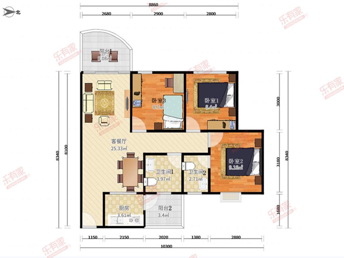 整租·信义假日名城(二期博雅园)