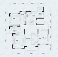 格调初晴3室2厅2卫户型图