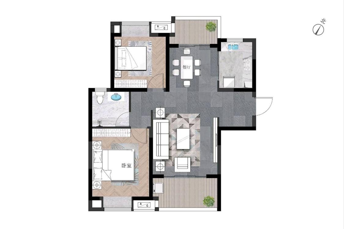 整租·鹏欣水游城