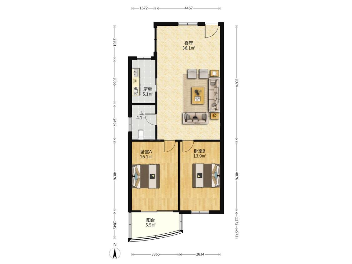 整租·通宇花园