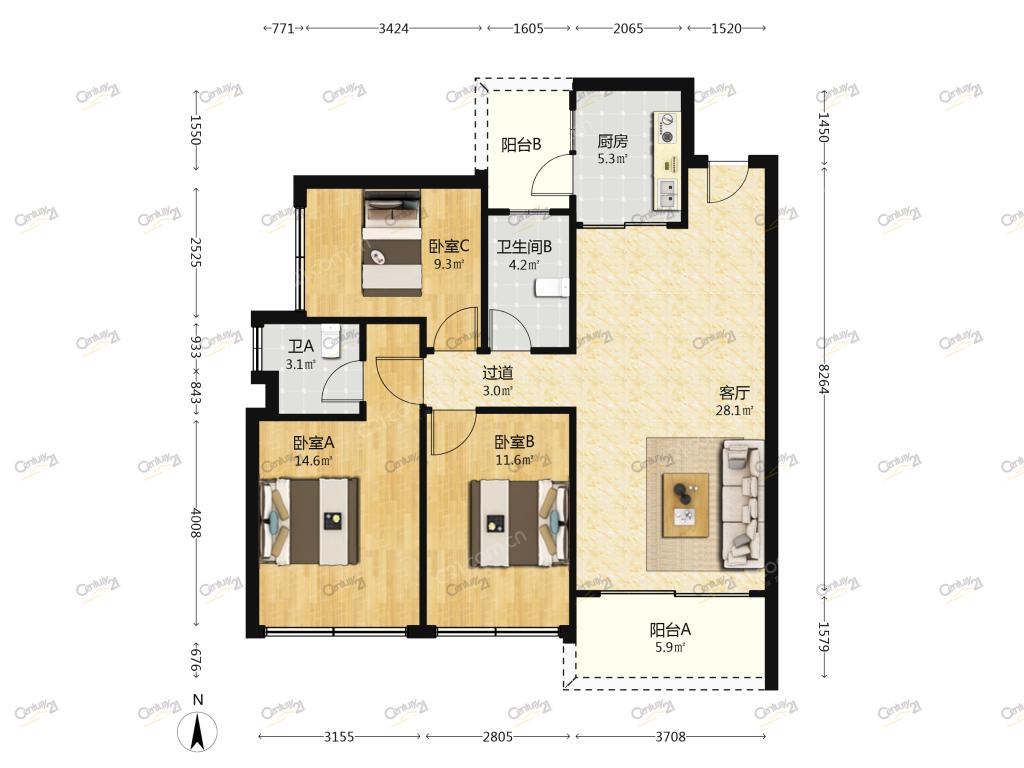 整租·碧桂园太东天樾湾