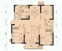 格调平园3室2厅2卫户型图