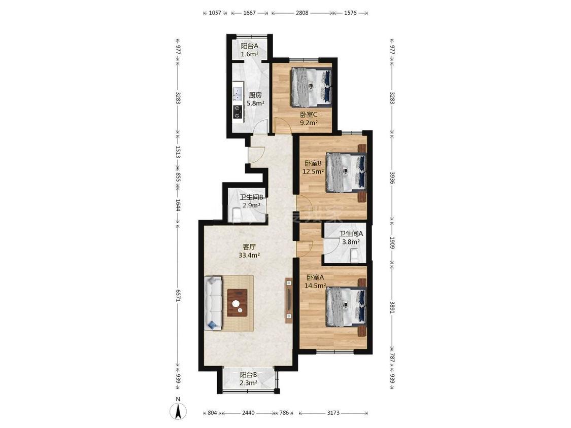 整租·朝丰家园(十五号院)