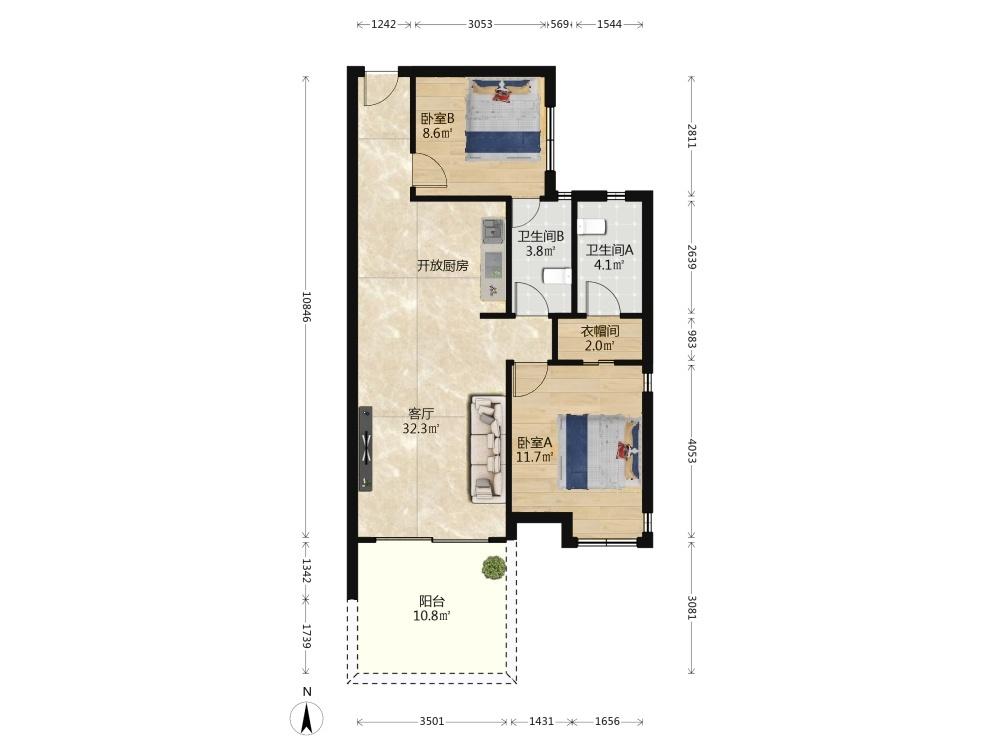 整租·保利海棠湾